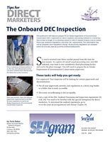 Tips for Direct Marketers: The Onboard DEC Inspection