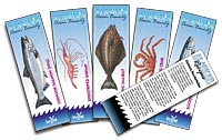 Pacific Halibut Recipe Bookmark  (pack of 50)