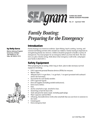 Family Boating: Preparing for the Emergency