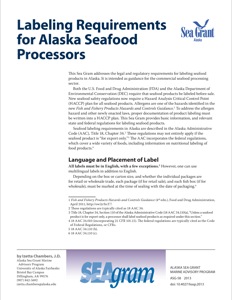 Labeling Requirements for Alaska Seafood Processors