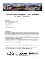Annotated Resources on Climate Change Adaptation for Alaska Communities