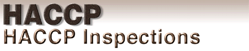 HACCP inspections