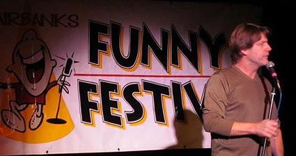Glenner at Fairbanks Funny Festival
