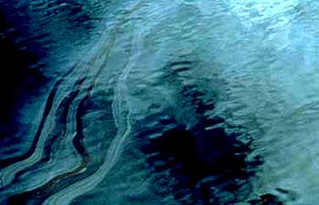 oil slick from the exxon valdez spill